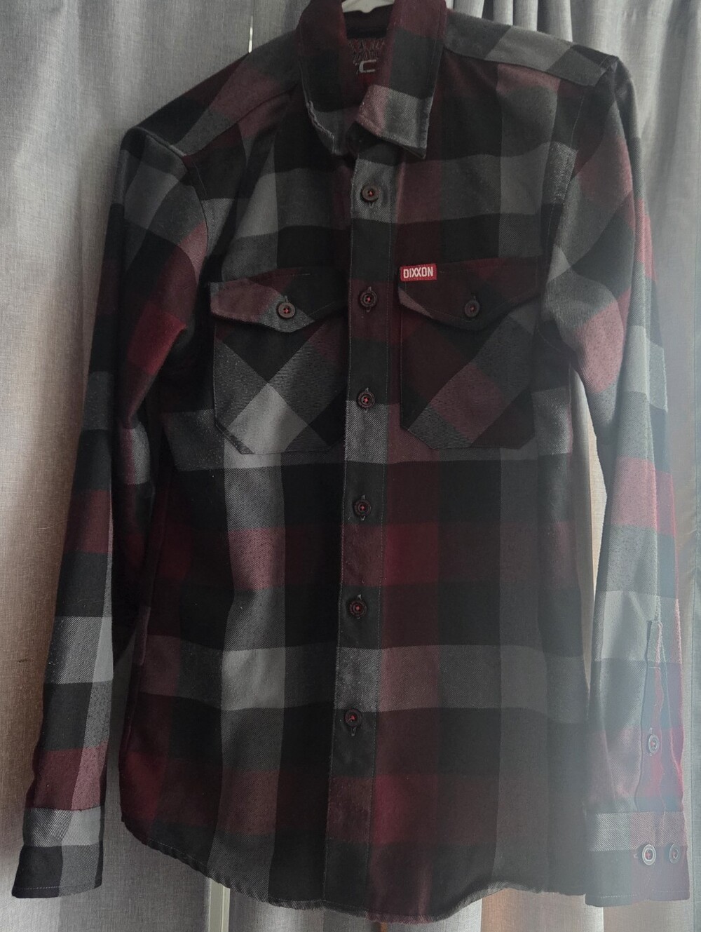 DIXXON Red and Black Flannel Shirt